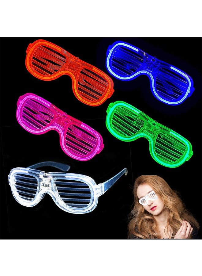 Ant 5-Piece Party Eyeglasses, LED Sunglasses Glow in The Dark Eyewear, 3 Light Modes Light up Glasses Toys for Party Supplies - Image 3