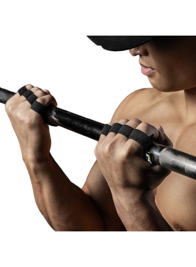 Fittergear Fitness Gloves For Men, Barbell Equipment Training, Weightlifting Cowhide Grip Assistance Band, Non-Slip Palm Protection, Anti-Callus - Image 2
