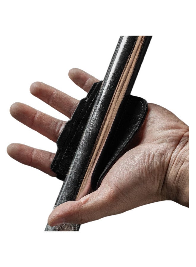 Fittergear Fitness Gloves For Men, Barbell Equipment Training, Weightlifting Cowhide Grip Assistance Band, Non-Slip Palm Protection, Anti-Callus - Image 3