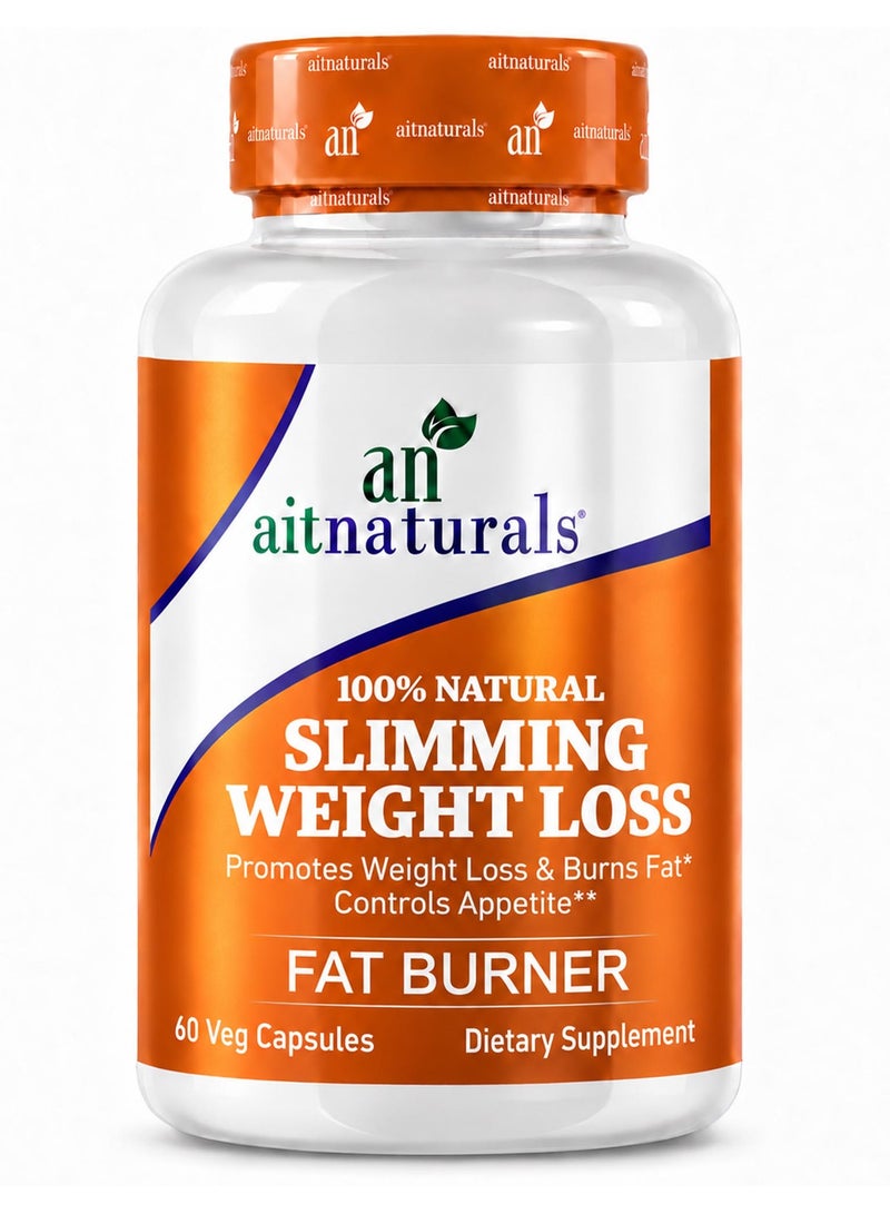 Aitnaturals Slimming Weight Loss Fat Burner Diet Pills 60 Capsules - Image 1