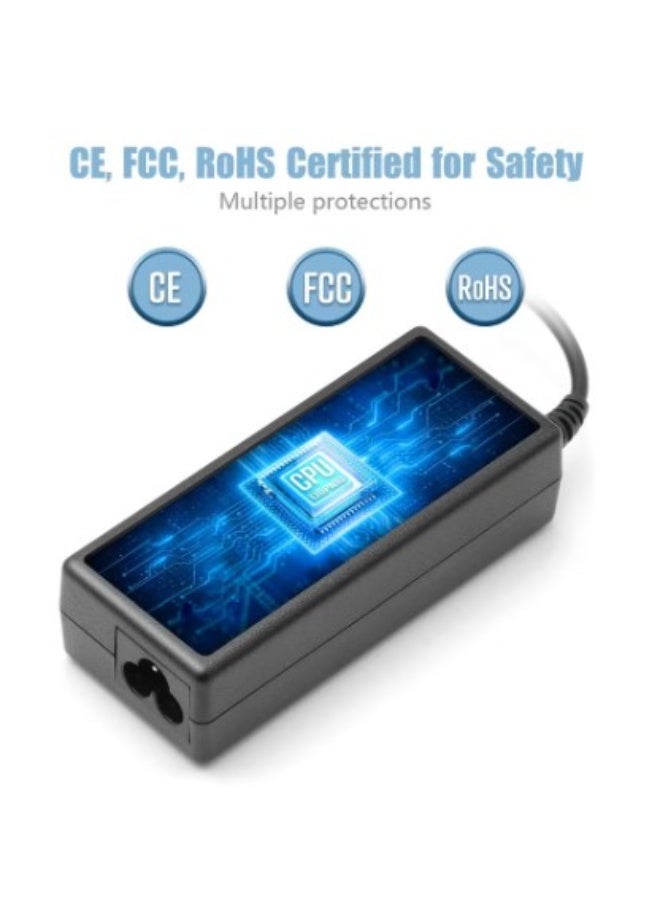 Terabyte 65W Laptop Charger for Toshiba Satellite C50 C55 C655 C675 C850 C855 C855D C875 P50 L50 L55 L55D L75 L300 L305 PA3917U-1ACA PA3714U-1ACA PA5035U-1ACA 19V 3.42A AC Adapter for Toshiba Laptop[5.5x2.5mm] - Image 3