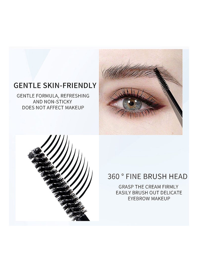 SYOSI Clear Eyebrow Setting Gel, Clear and Black Brow Fix Gel, Waterproof And Sweat-Proof Eyebrow Repair Liquid, Long Lasting Brows Styling Beauty Salon Home Use Makeup - Image 4