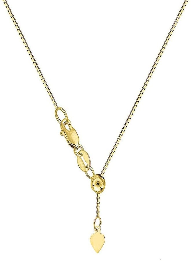 Savlano 925 Sterling Silver Solid 0.8mm Box Adjustable Bolo 14-24 Inch Chain Necklace For Women & Girls - Made in Italy Comes With Savlano Gift Box, Sterling Silver, n - Image 2