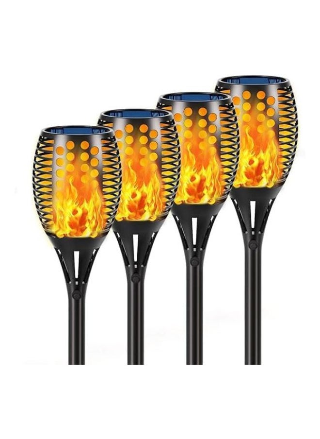 A F N Lighting - A F N LIGHTINGS AFN Solar Lights Upgraded,4 pack Waterproof Flickering Flames 96 LED Torches Lights Outdoor Solar Landscape Decoration Dusk to Dawn Auto OnOff Pathway Lights for Garden Patio Driveway - Image 1