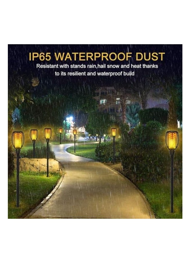 A F N Lighting - A F N LIGHTINGS AFN Solar Lights Upgraded,4 pack Waterproof Flickering Flames 96 LED Torches Lights Outdoor Solar Landscape Decoration Dusk to Dawn Auto OnOff Pathway Lights for Garden Patio Driveway - Image 1