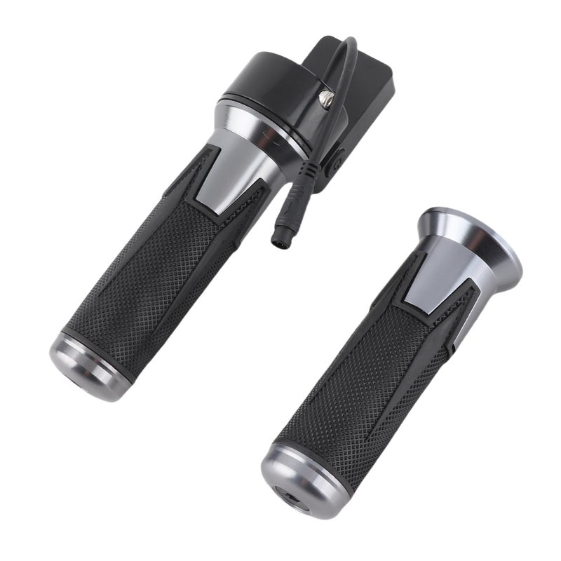 Electric Scooter Throttle Grip 48V Mg Alloy Twist Throttle Handle with Display 6 Pin Waterproof Connector for Sealup Electric Scooters - Image 1