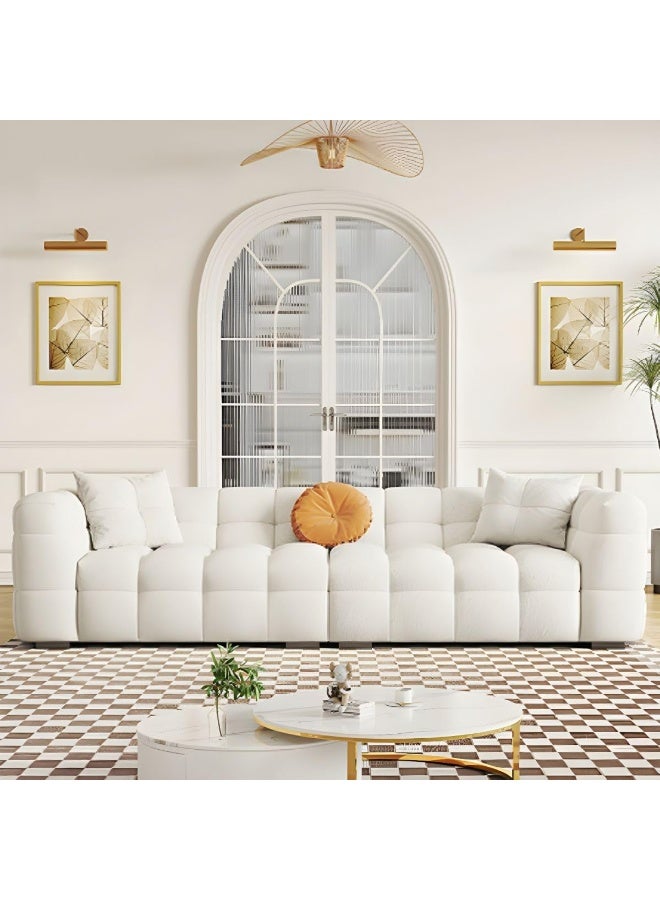 Zayn comforts Affordable Upholstered Wool American-Style 3-Seater Sofa  Comfortable & Spacious Sectional Seating - Image 1