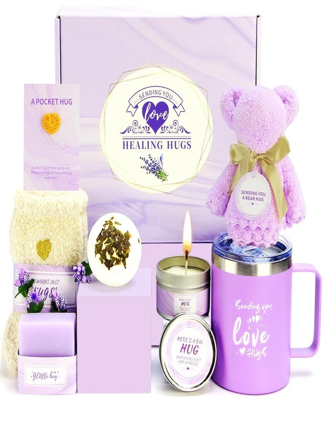 Housavvy Valentines Day Gifts for Her - Romantic Self Care & Spa Gift Basket for Wife, Girlfriend, Women - Relaxation Recovery Care Package for Mom, Friend, Sister - Birthday, Thinking of You Gift Box - Image 1