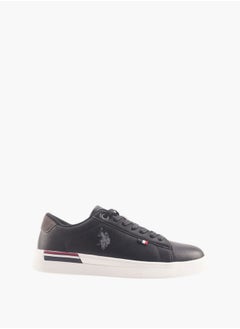 U.S. Polo Assn. U.S. Polo Assn Men's Logo Detail Sneakers with Lace-Up Closure  - Image 2