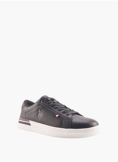 U.S. Polo Assn. U.S. Polo Assn Men's Logo Detail Sneakers with Lace-Up Closure  - Image 1