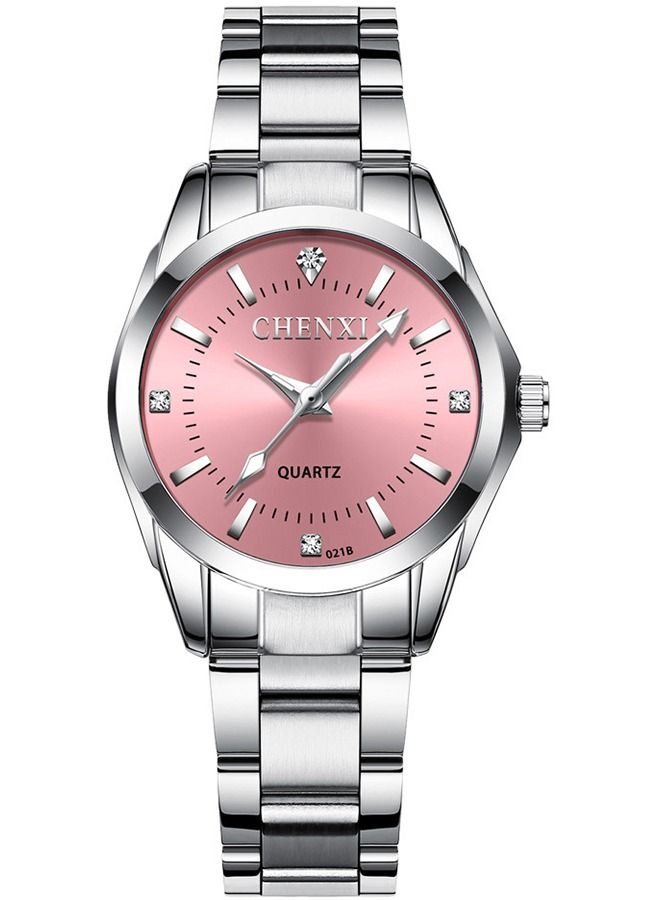 Chenxi Women's Classic Wrist Watch  Silver/Pink - Image 1