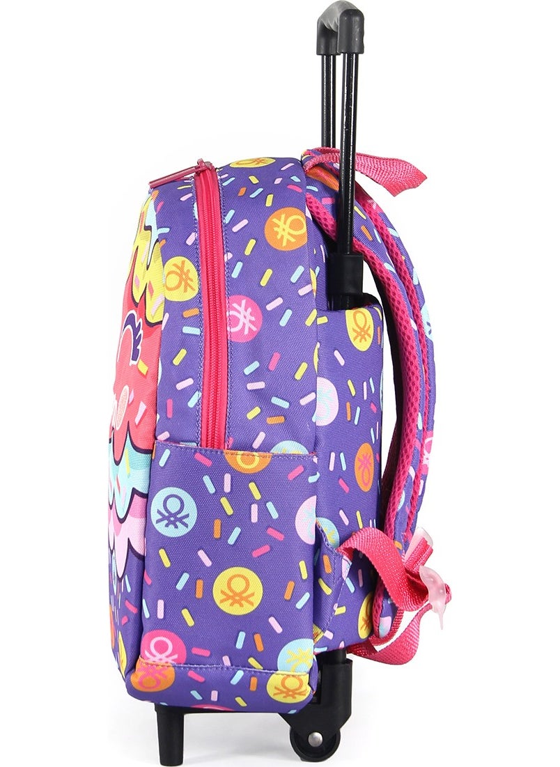 UNITED COLORS OF BENETTON . Kindergarten Bag With Trolley 03678  - Image 5