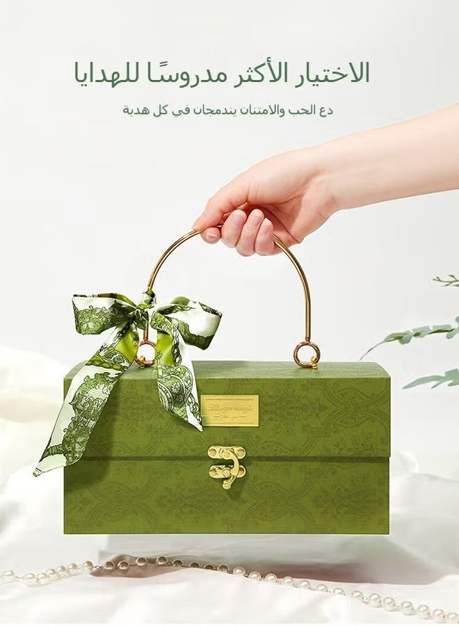 JOGAMS Luxury Gift Box with Lock 25 x 13 x 14 cm Perfect for Holiday Gifts Weddings Birthdays Mother's Day and Father's Day - Image 1