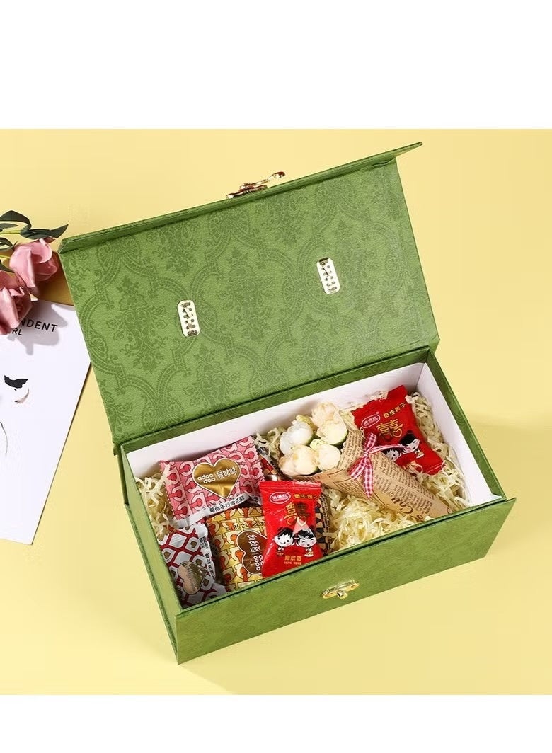 JOGAMS Luxury Gift Box with Lock 25 x 13 x 14 cm Perfect for Holiday Gifts Weddings Birthdays Mother's Day and Father's Day - Image 5