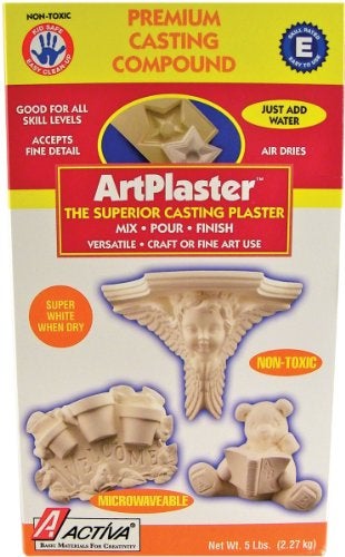 Activa ArtPlaster Professional Casting Plaster, 5lb (2.27kg) | Make Strong, Self-Hardening Perfect Reproductions Within Minutes - Image 4