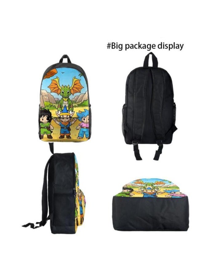 Universal cartoon new three-piece schoolbag - 406  - Image 4