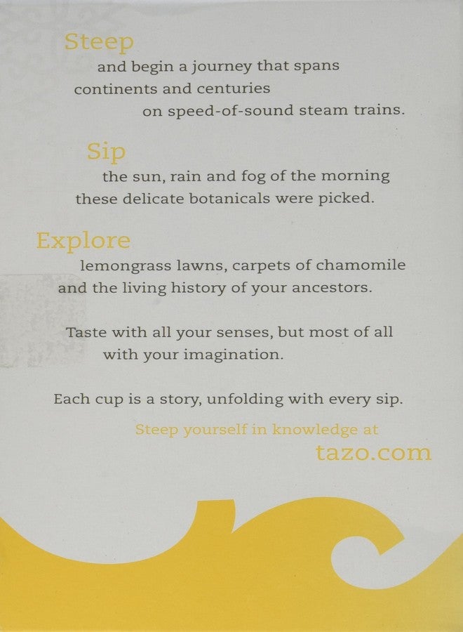 Tazo Herbal Infusion Tea-Calm Chamomile (Decaf), 20 Filter Bags - Image 2