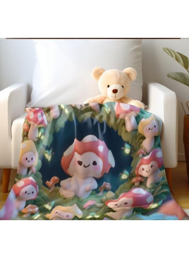 general Children's or student cartoon flannel thin blanket (warm and comfortable, suitable for sleep, games) 100cm*150cm - Image 5