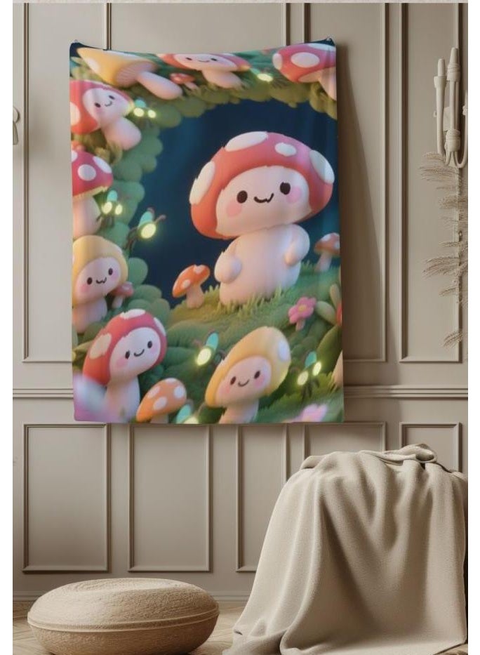 general Children's or student cartoon flannel thin blanket (warm and comfortable, suitable for sleep, games) 100cm*150cm - Image 3