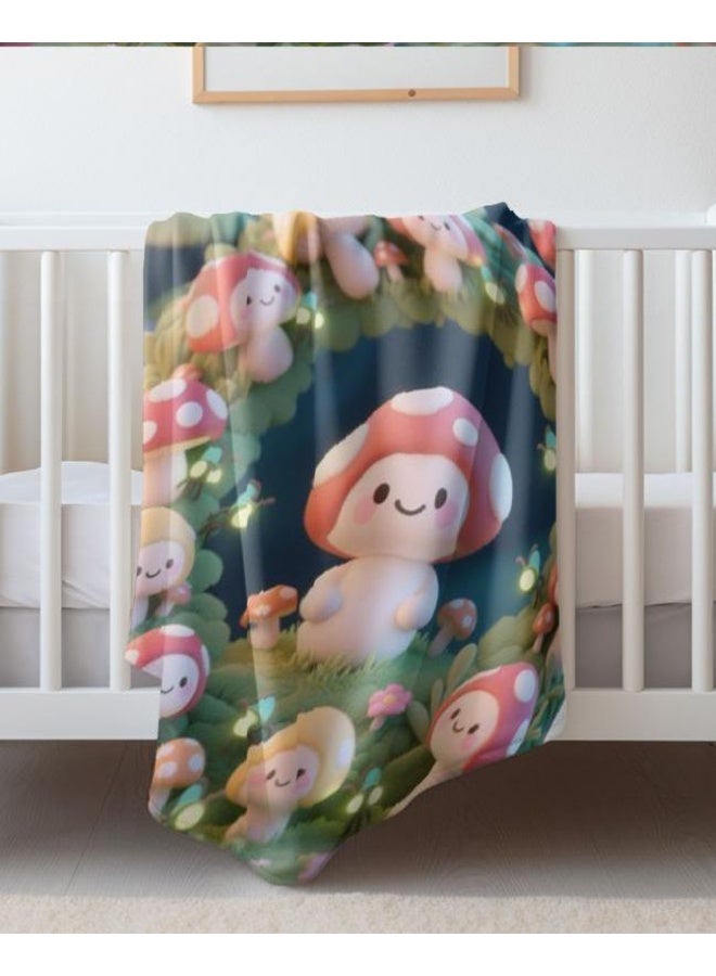 general Children's or student cartoon flannel thin blanket (warm and comfortable, suitable for sleep, games) 100cm*150cm - Image 4