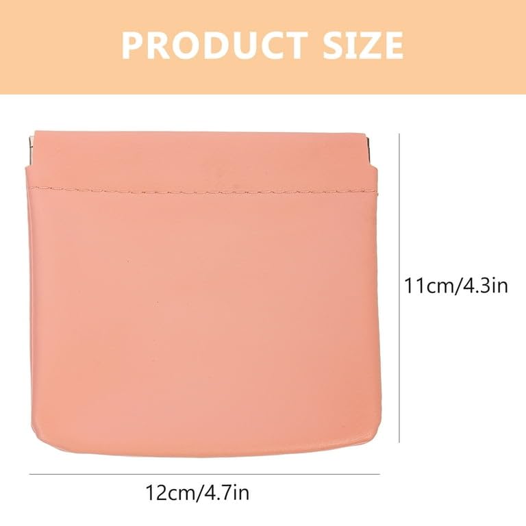 Aspeona 4Pcs Mini Makeup Bag Mini Pouch Small Leather Pouch Pocket Cosmetic Bag Small Cosmetic Pouch Waterproof Portable Mini Storage Bag for Purse Small Makeup Bag for Travel - Image 2