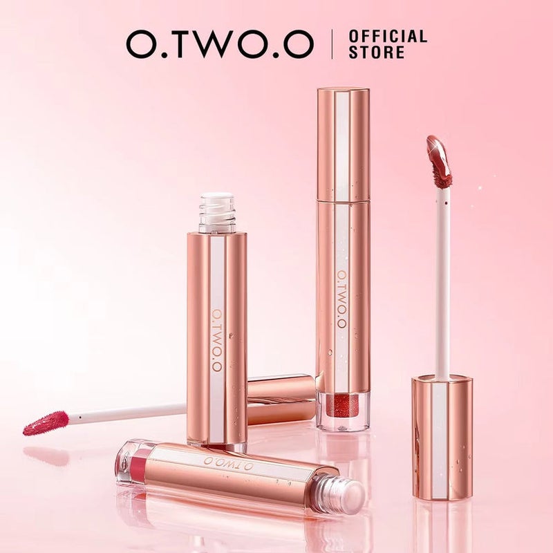 O.TWO.O Glossy Watery Lasting Gloss Lip Tint - G08/Apricot  2G - Image 2