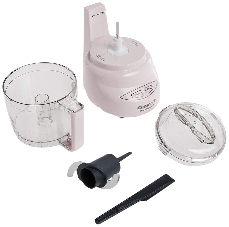 Cuisinart Mini-Prep Plus Food Processor, 24-Ounce Mini Food Processor to Chop Herbs, Vegetables, and Hard Cheese, 24-Ounce Work Bowl, Reversible Stainless Steel Blade, DLC-2APK, Pink - Image 4