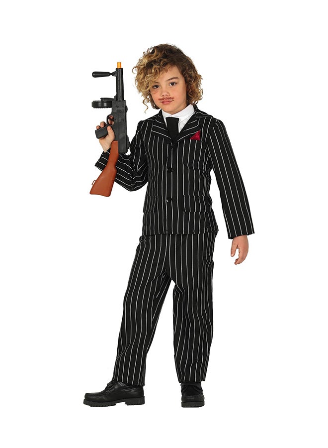 Fiestas Guirca Child Gangster Costume, Size 5-6 Years. Costume includes: Jacket, Pocket Handkerchief, Trousers 