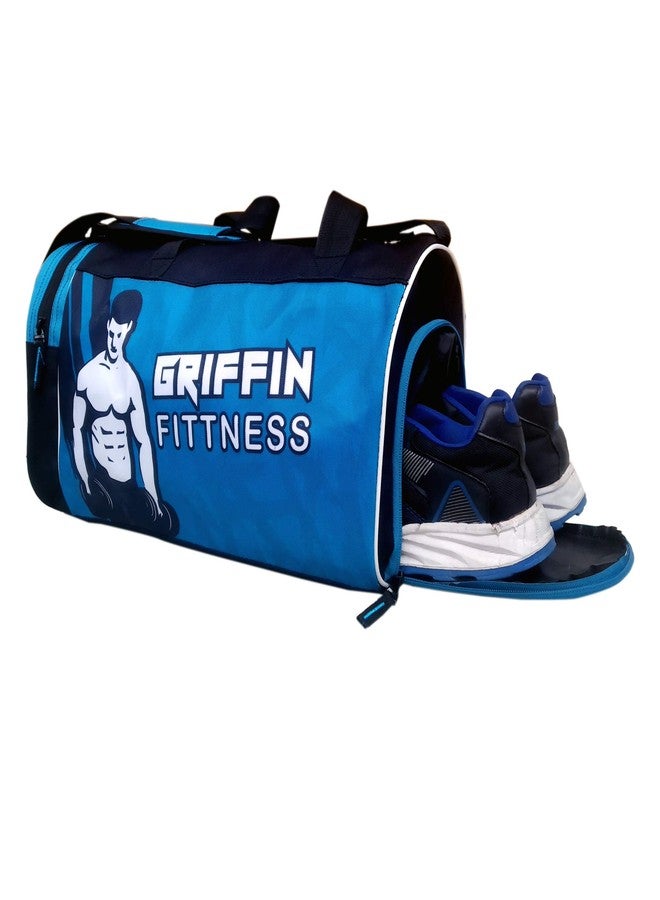 Griffin Gym Duffle Fitness Equipment & Gym Accessory Bag Shoulder Gym Duffle Bag for Workout Equipment Personal Accessory Men Gym Bag Adjustable Heavy Duty Durable - Image 1