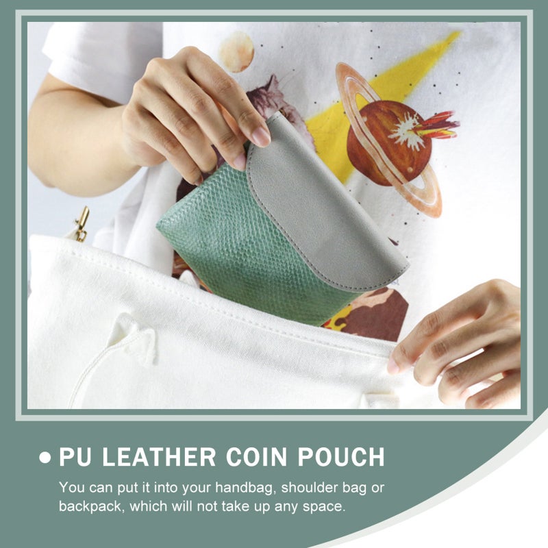 1Pc Portable Large Capacity PU Storage Bag -print PU Wallet - Image 2