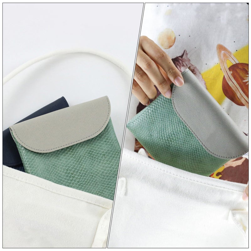 1Pc Portable Large Capacity PU Storage Bag -print PU Wallet - Image 5