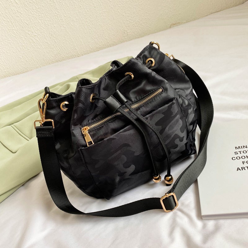Small Bag Women'S 2023 Arrival Canvas Fashionable Oxford Cloth Women'S Bag All-Match Nylon Shoulder Crossbody Camouflage Bag - Image 3