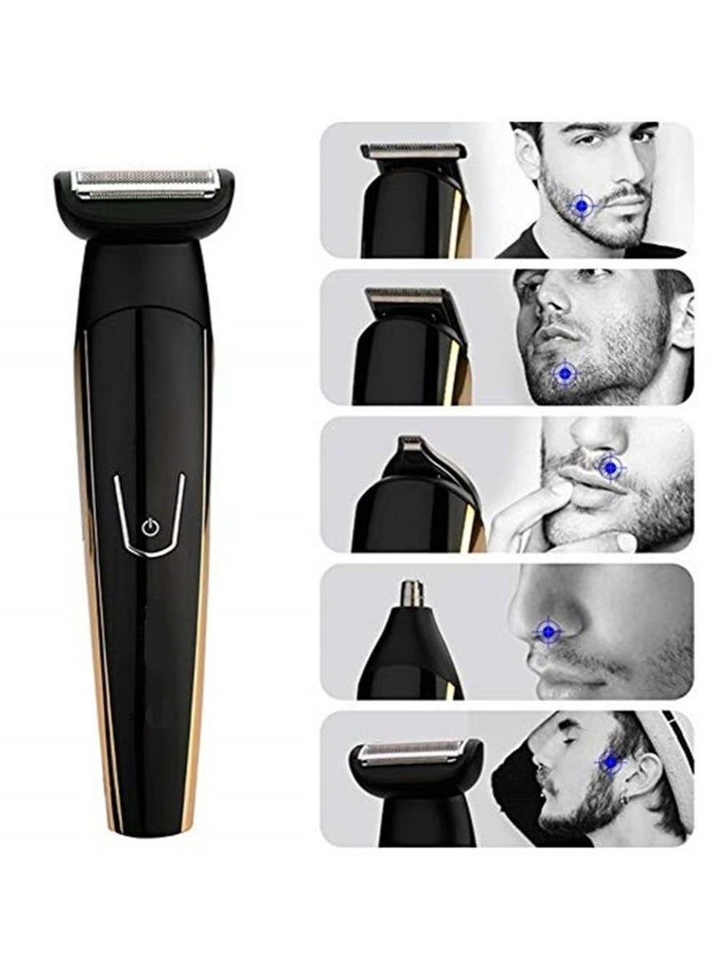 Meiyilan 5-in-1 electric clippers professional USB hair cutting rechargeable self-service hair cutting electric shaving knife hair clipper - Image 5