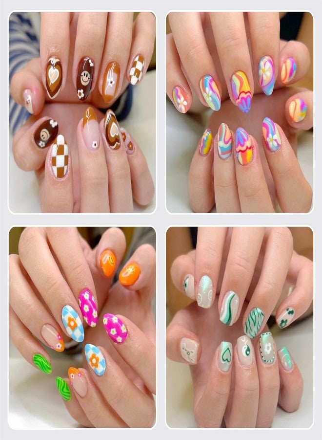 NFRBTD 15 PCS Nail Dotting Tools Nail Art Tools, Gel Polish Acrylic Nail Tools Kit - Image 5