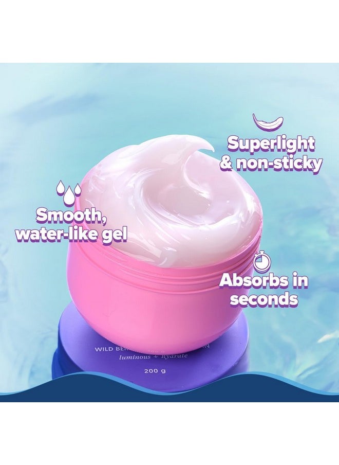 Aqualogica Illuminate+ Protect & Hydrate Kit| Illuminate+ Dewy Sunscreen Spf 50+ Pa++++ (50 G) + Illuminate+ Hydra Gel Moisturizer (200G)|Spf 50+ Pa++++|For Luminous Skin|24 Hour Intense Hydration  - Image 4