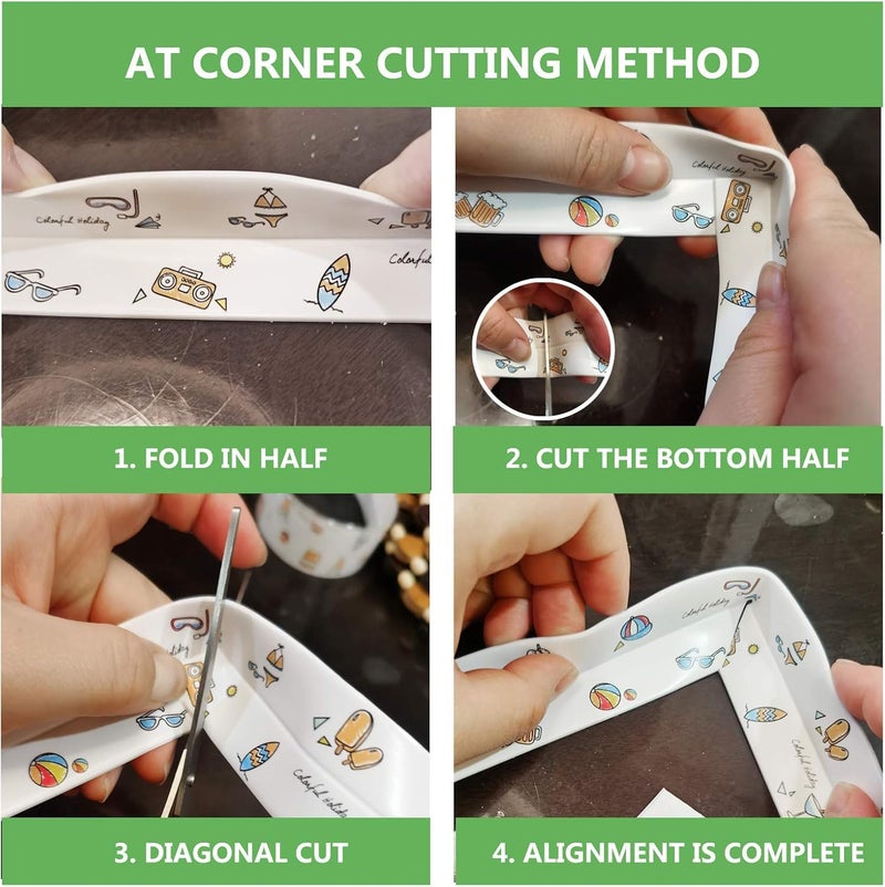Flexible Self-Adhesive Sealing Tape – Waterproof PVC Caulk Strip – Multi-Purpose Kitchen & Bathroom Gap Filler – Decorative Cartoon Design - Image 5