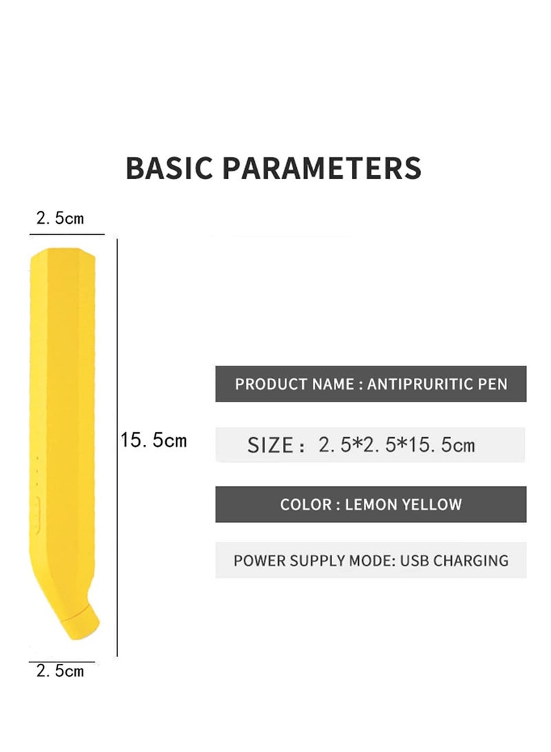Excefore أداة إلكترونية لتخفيف لدغات الحشرات وعلاج الحكة من لسعات البعوض، عصا مضادة للحكة تعمل بالتردد الحراري لتخفيف الأعراض بسرعة وتقليل الألم، قابلة لإعادة الشحن عبر USB - Image 2