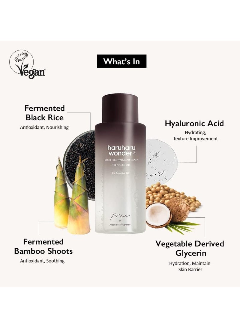 HARUHARU Haruharu Wonder Black Rice Hyaluronic Toner 150ml - Image 2