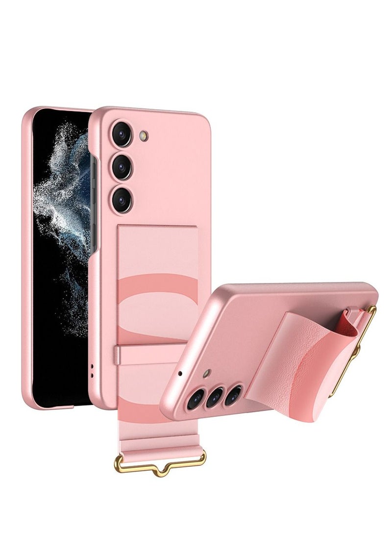 Case for Samsung Galaxy S23 Plus 5G with Strap, Hard Polycarbonate Back Ultra Thin Hard Shockproof Cover for Galaxy S23 Plus 5G Strap Case - Image 1