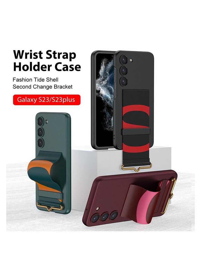 Case for Samsung Galaxy S23 Plus 5G with Strap, Hard Polycarbonate Back Ultra Thin Hard Shockproof Cover for Galaxy S23 Plus 5G Strap Case - Image 5