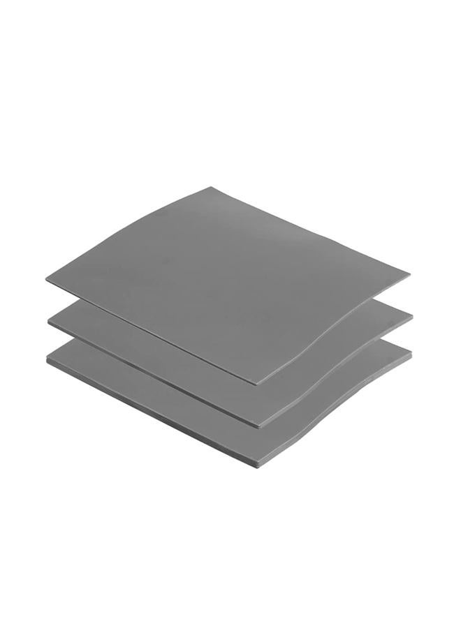 OwlTree 3 Pack Thermal Pad,100x100mm 0.5mm 1mm 1.5mm Highly Efficient Thermal Conductivity 12.8W/mK,Heat Resistant Silicone Grease Thermal Pads for Laptop Heatsink CPU GPU SSD IC LED Cooler - Image 1