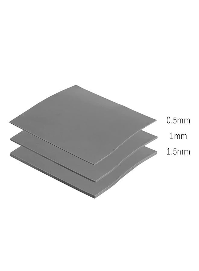 OwlTree 3 Pack Thermal Pad,100x100mm 0.5mm 1mm 1.5mm Highly Efficient Thermal Conductivity 12.8W/mK,Heat Resistant Silicone Grease Thermal Pads for Laptop Heatsink CPU GPU SSD IC LED Cooler - Image 2