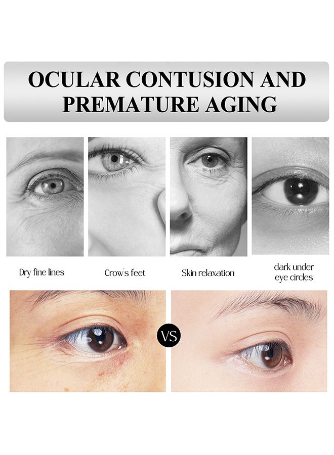 إيلهو مصل العين ، كريم إصلاح العين ، كريم العين ، أسطوانة تعزيز العين 20 مل ، كريم مضاد للشيخوخة تحت العين للهالات السوداء ، انتفاخ التجاعيد والخطوط الدقيقة ، مصل للعناية بالعيون مع كرة تدليك 360 درجة ، تخفيف إجهاد العين ، رفع قوي يقلل من التجاعيد - Image 4