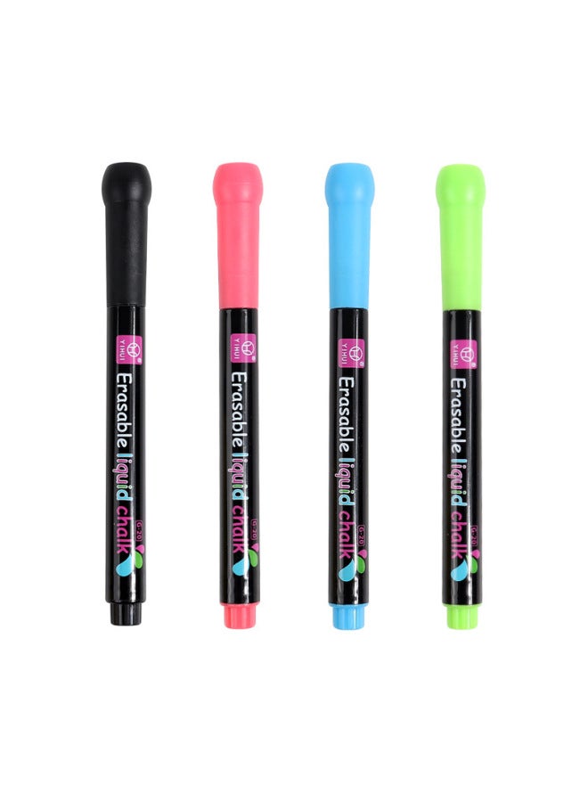 YIHUI Magnetic Erasable Light Board Pen Color Water Soluble Dustless Liquid Chalk Led Blackboard Highlighter Printable Log - Image 1