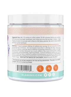 Alani Nu Pre Workout Powder Amino Energy Boost Endurance Supplement Sugar Free - 200mg Caffeine L-Theanine, Beta-Alanine, Citrulline - 30 Servings Galaxy Lemonade  - Image 3
