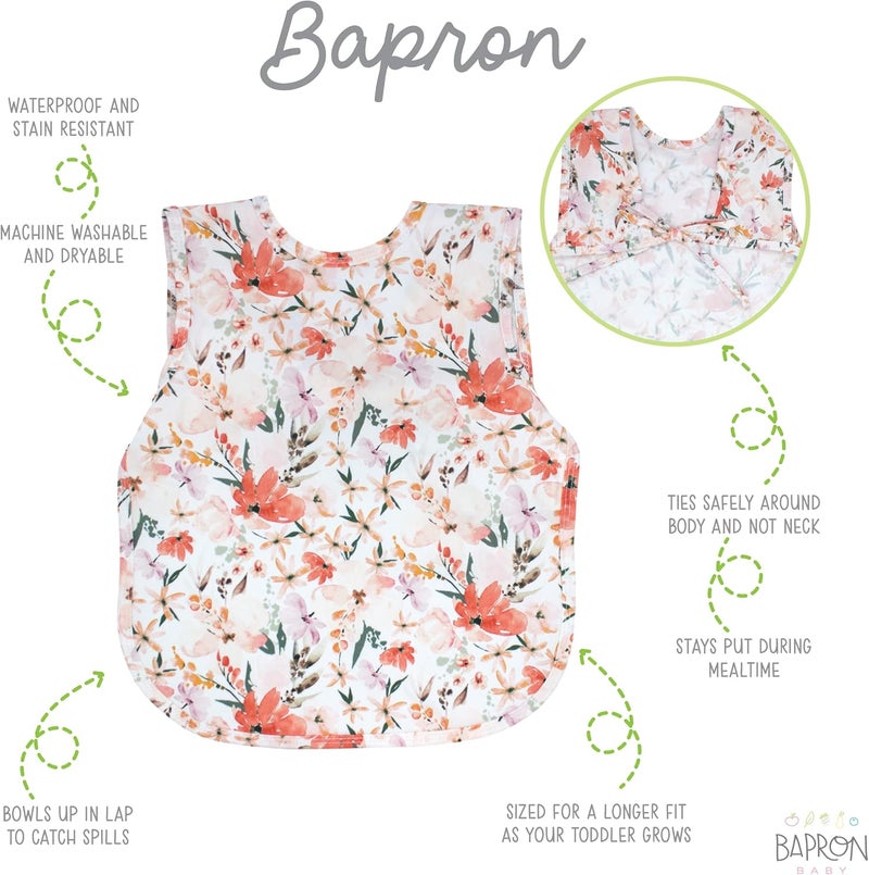 BapronBaby Peachy Dreams Waterproof Bib - Image 2