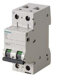 SIEMENS Siemens 5SL42507RC 50 AMP TWO POLE 10kATYPE C MINIATURE CKT BREAKER 