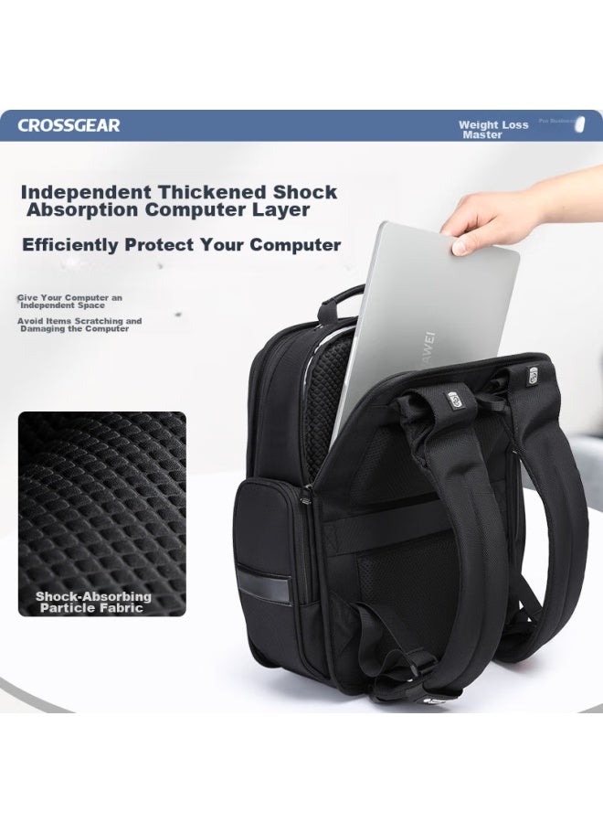 CROSS+GEAR Crossgear Cross Medal Weight Reduction Master Business Backpack For Men, Suitable For 16-inch Huawei Laptop, Business Travel Bag - Image 3