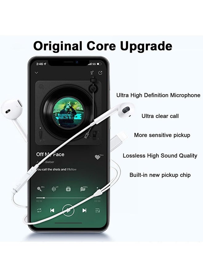 ليمون سماعات أذن سلكية من النوع C، متوافقة مع هواتف iPhone 15 Pro Max وiPhone 16 Pro Max وSamsung Galaxy S25 Series وS24 Series وHuawei وHonor وغيرها من الأجهزة المزودة بمنفذ صوت USB-C. - Image 4