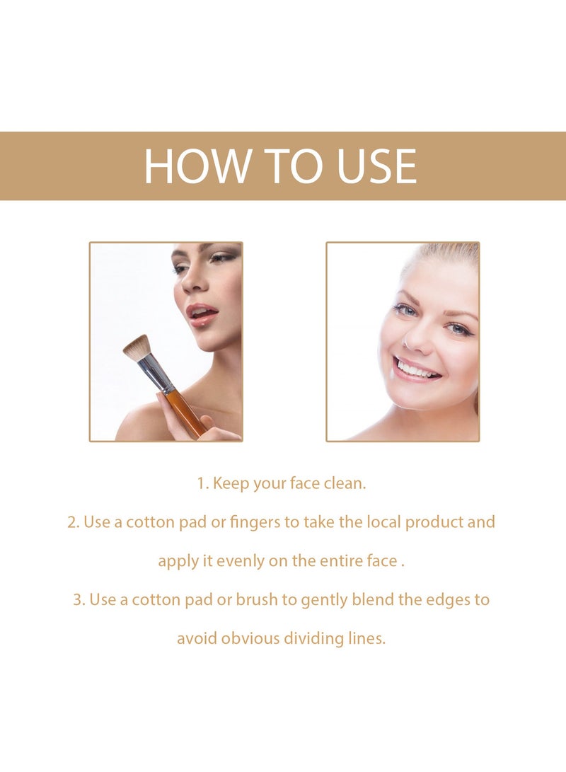 EELHOE Skin Liquid Foundations, Temperature Change Flawless Colour Foundation, Changing Mature Skin Foundation, Dry Skin Moisturizing Lasting Foundation, Waterproof Poreless Cover Concealer 30ml - Image 4